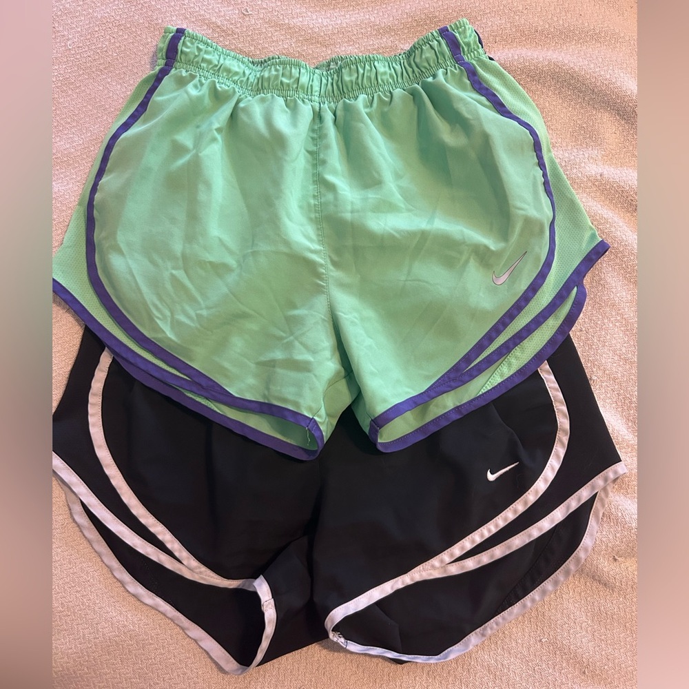 Nike Women's Dri Fit Running Shorts - 2 pair